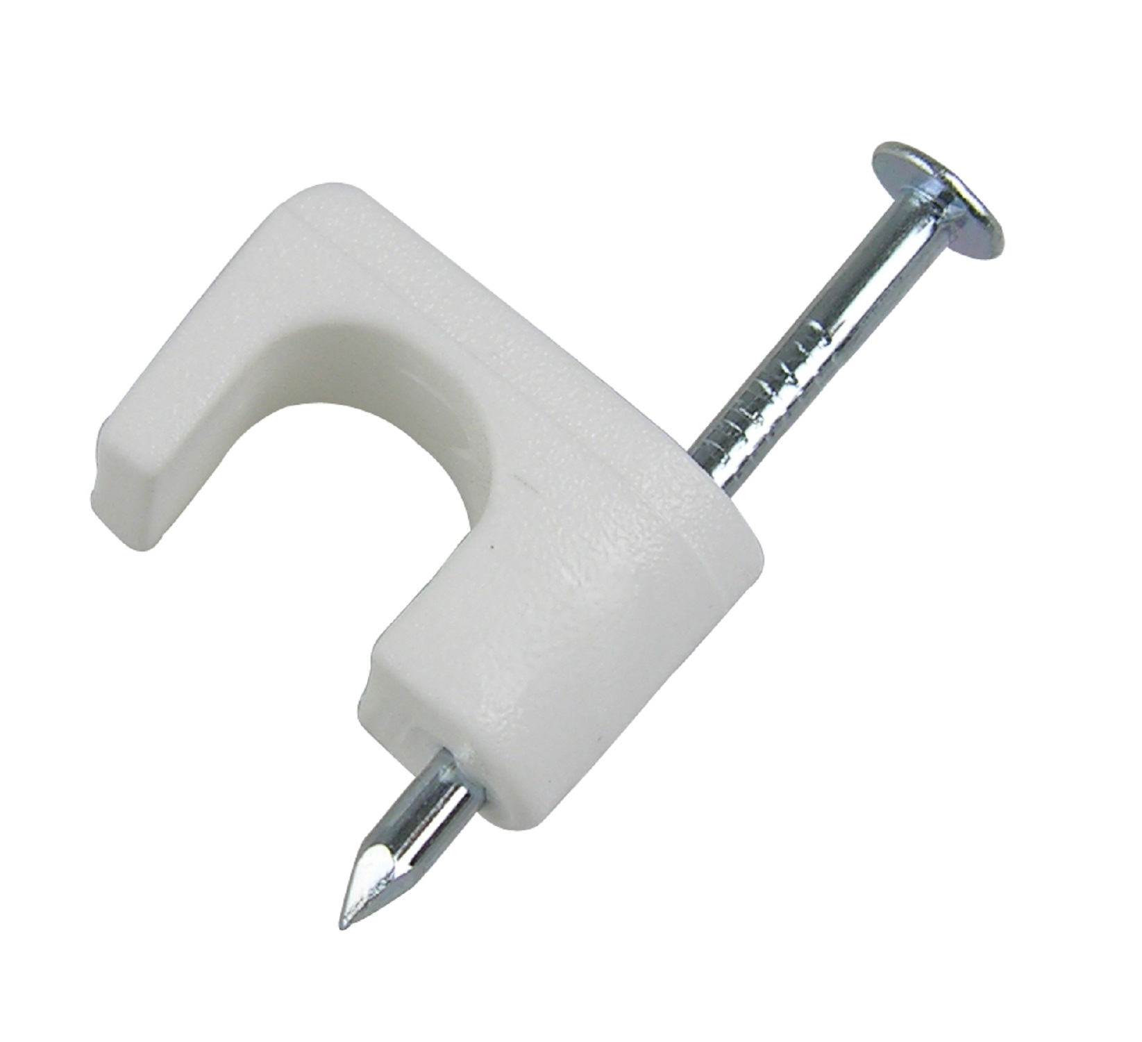 1/4 in. (6 mm) Polyethylene Coaxial Staple, Secure RG-59 and RG-6 